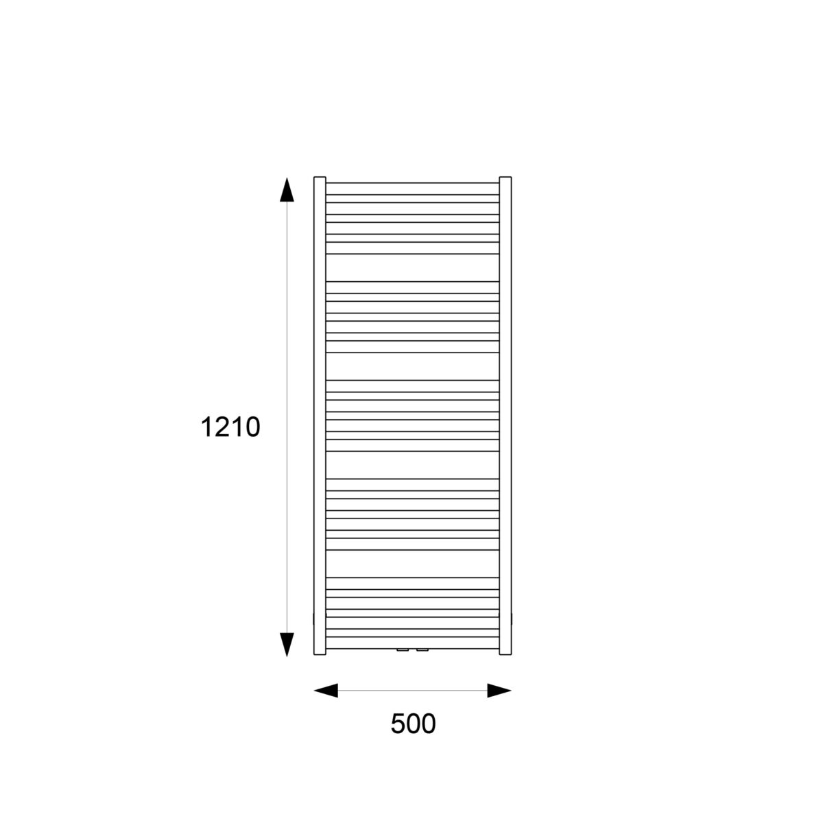 Koupelnový radiátor Horos 121