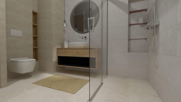 3D grafický návrh koupelny