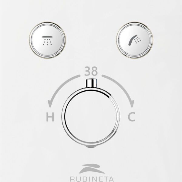 Termostatická podomítková baterie Thermo-2F