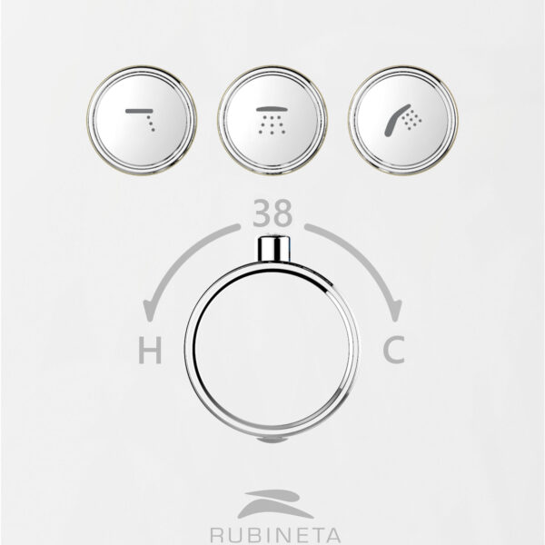 Termostatická podomítková baterie Thermo-3F