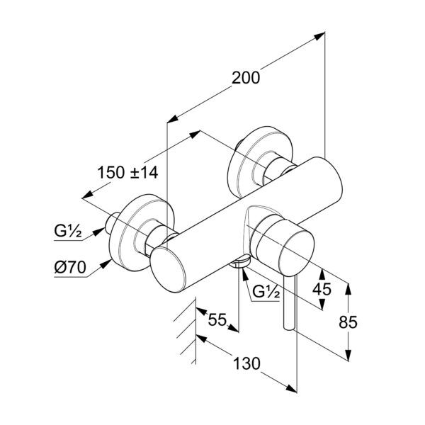 Sprchová baterie Kludi BOZZ
