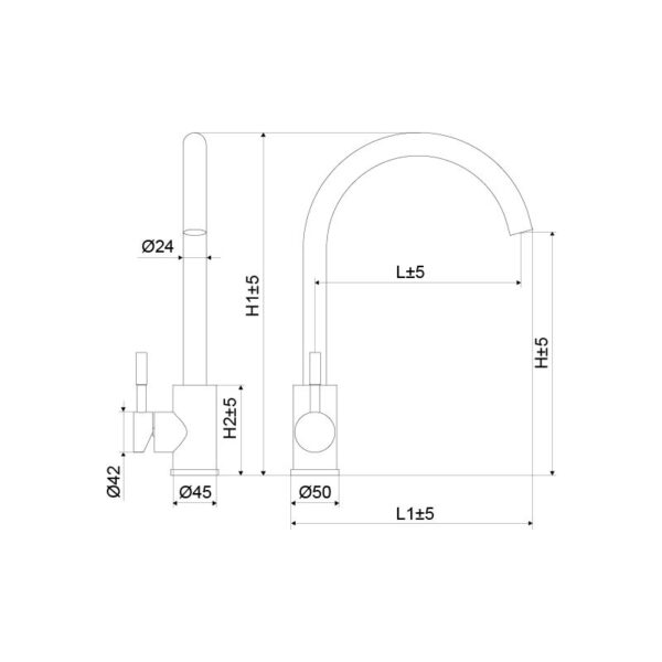 Dřezová baterie ES.3508.AE