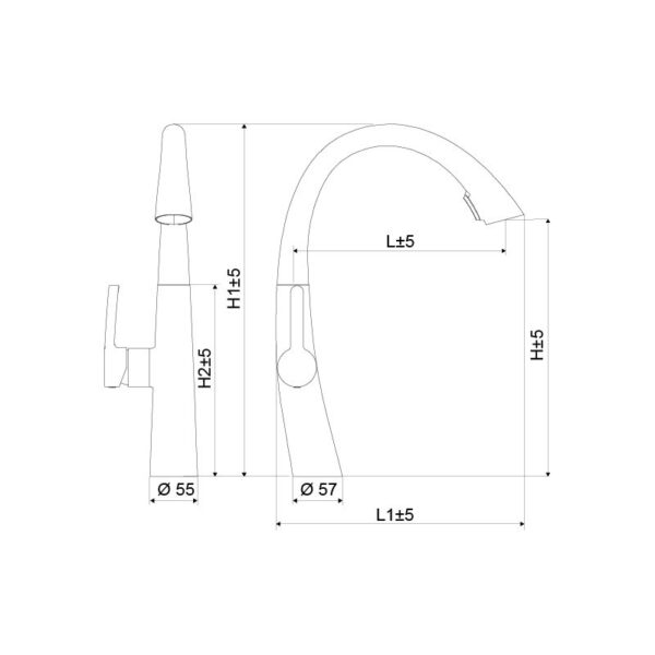 Dřezová baterie ES.3508.G