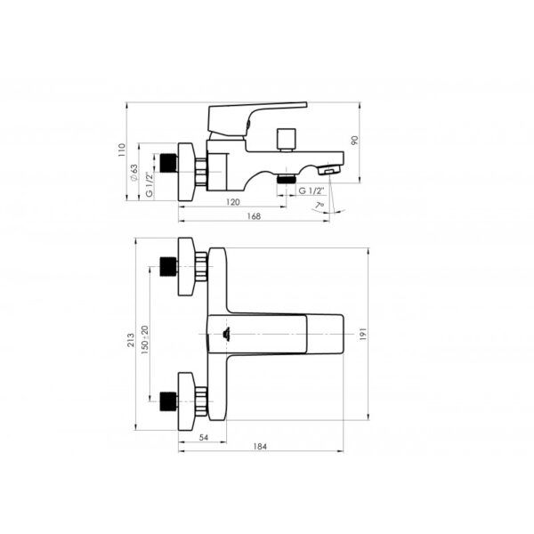 Vanová baterie MODENA-10/K