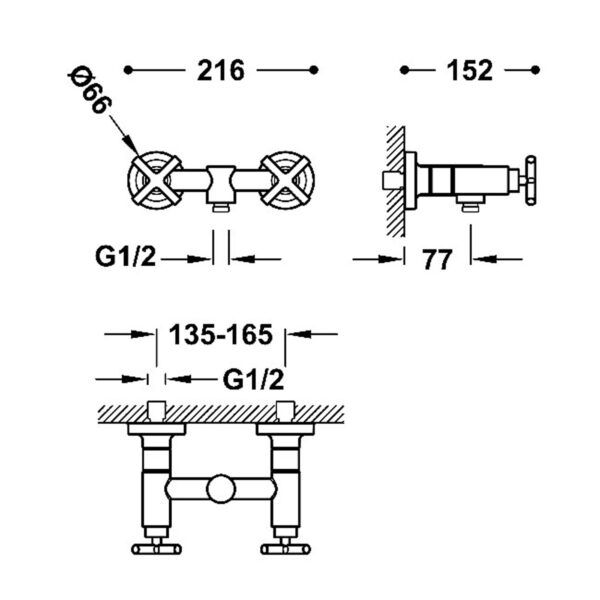 Sprchová baterie Mont Blanc