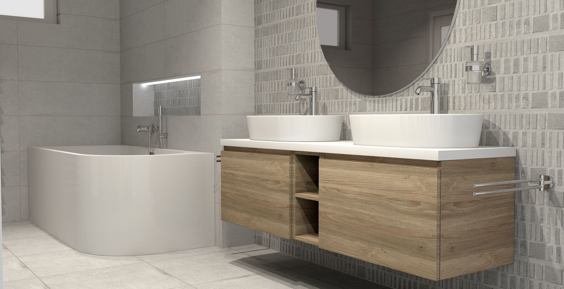 Stylový koupelnový nábytek