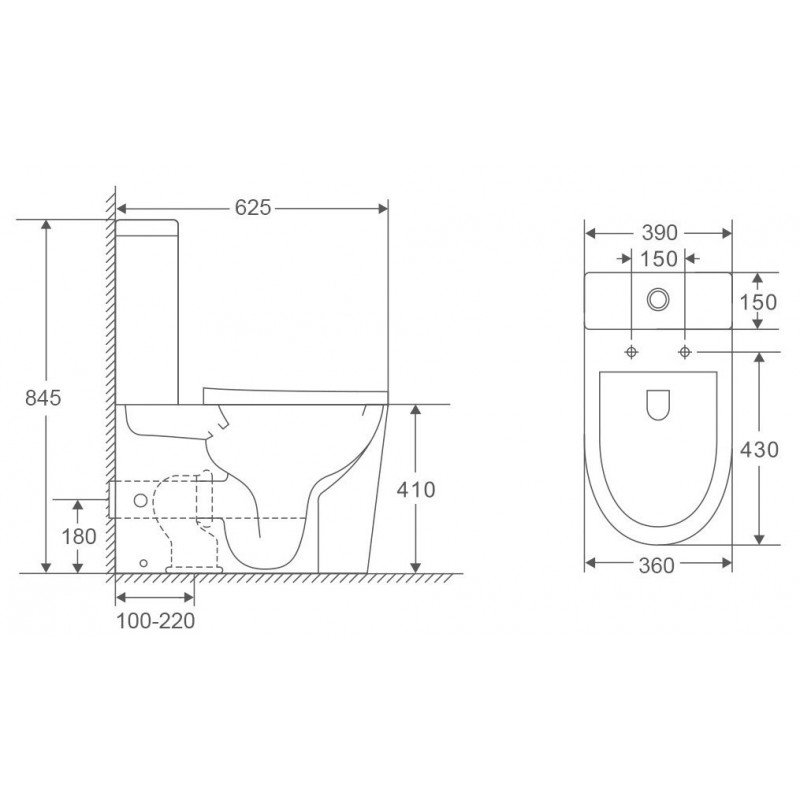 Kombi WC Robusto Tornado Kombi WC Robusto Tornado