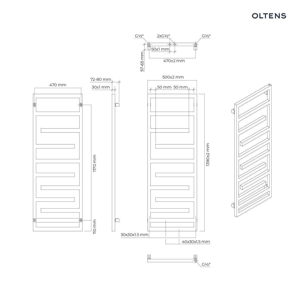 Koupelnový radiátor Flamma Koupelnový radiátor Flamma