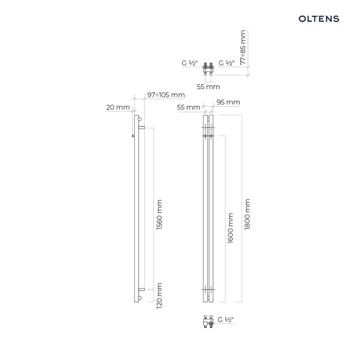 Koupelnový radiátor Stang Koupelnový radiátor Stang