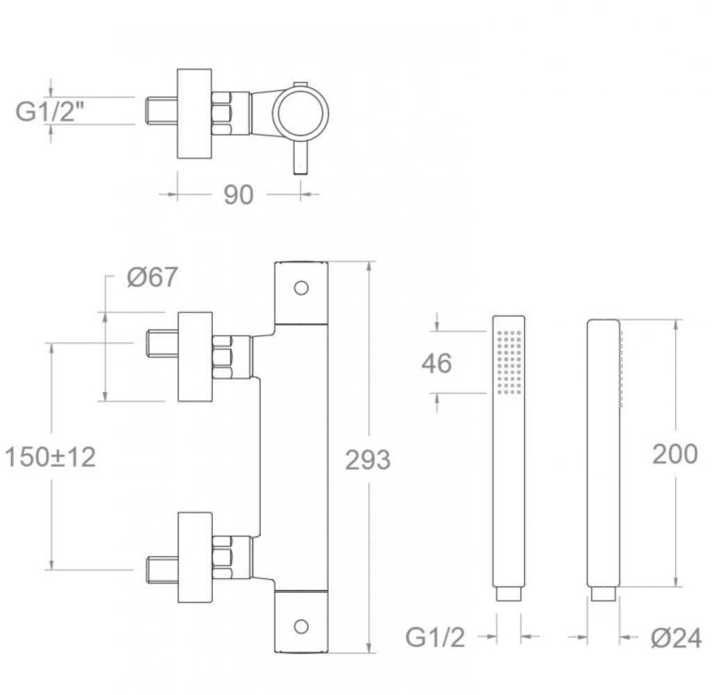 Sprchová baterie Odisea Sprchová baterie Odisea