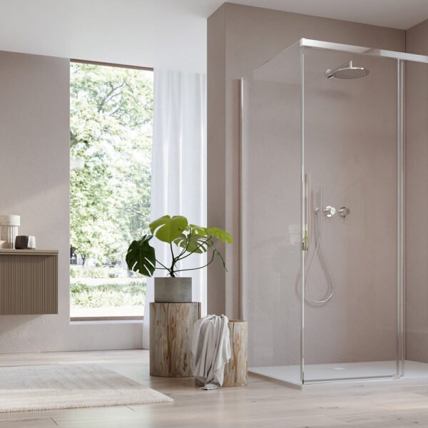 Oriana jednodílné posuvné dveře s boční stěnou