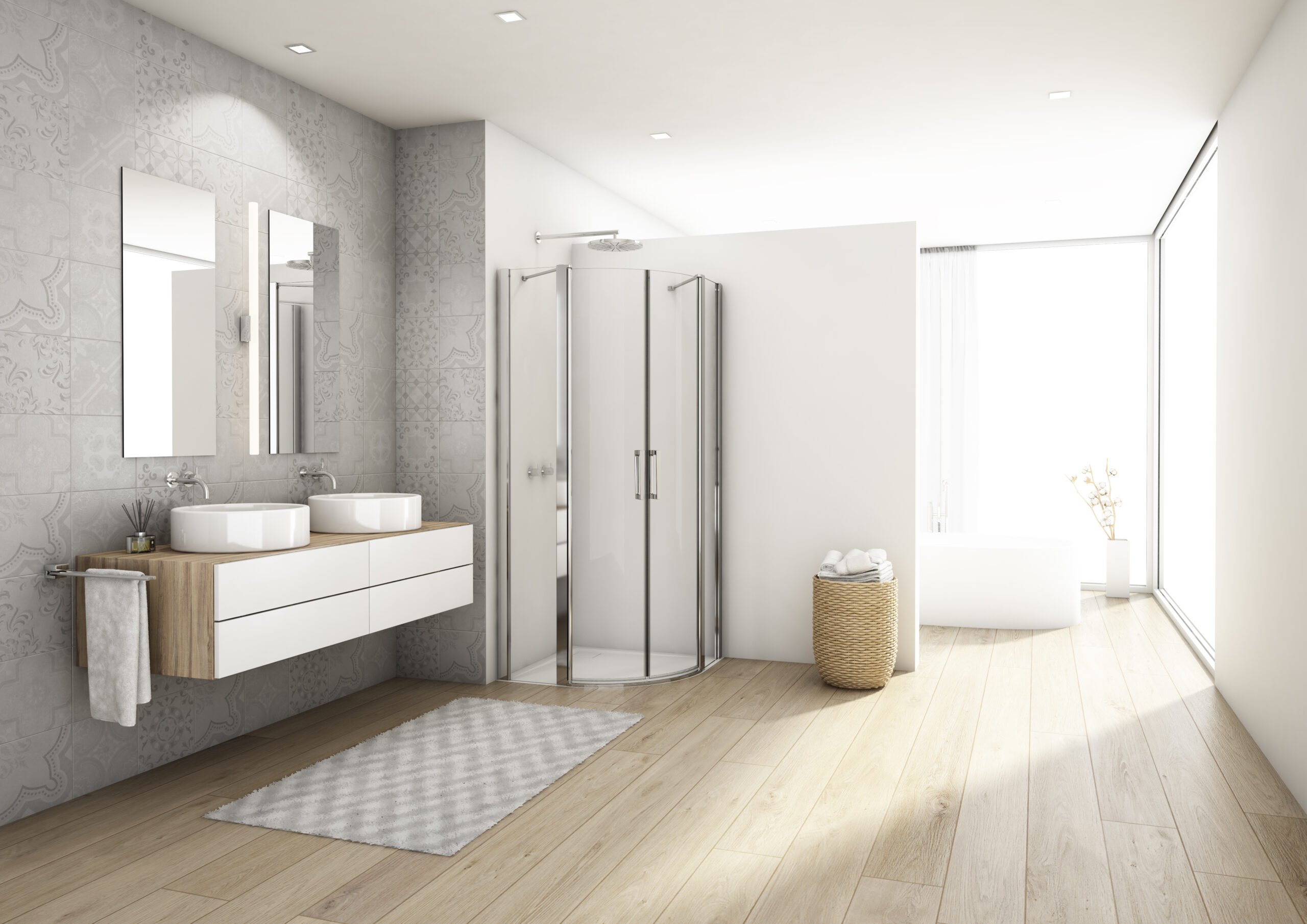 Ronal DIVERA D22ERB Čtvrtkruh s dvoukřídlými dveřmi Ronal DIVERA D22ERB Čtvrtkruh s dvoukřídlými dveřmi