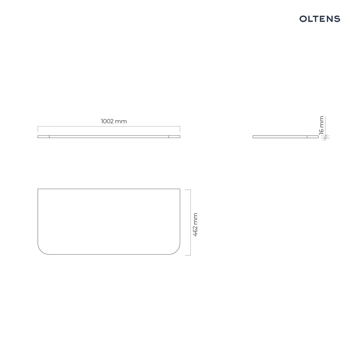 Hamnes deska na skříňku 100 cm Hamnes deska na skříňku 100 cm