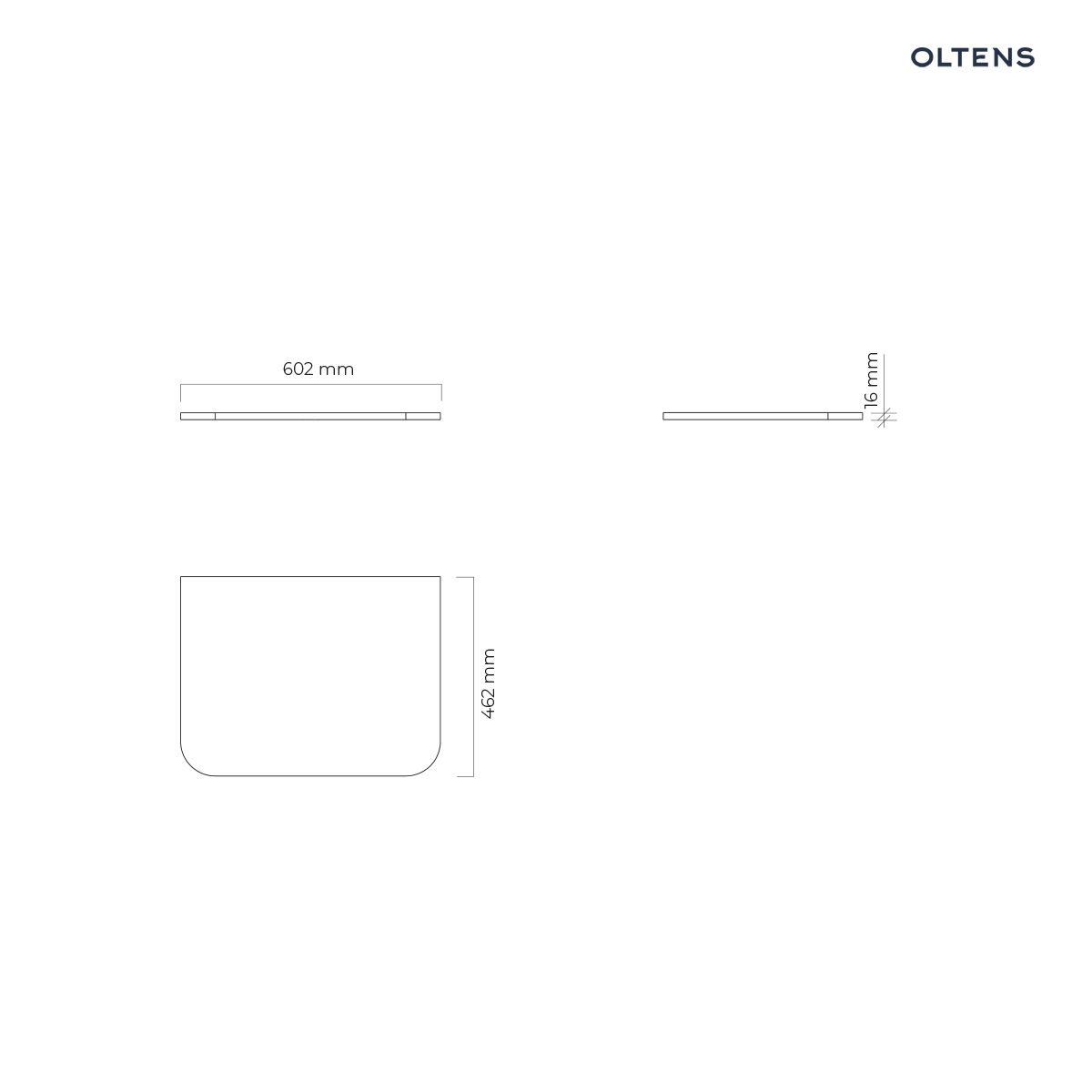 Hamnes deska na skříňku 60 cm Hamnes deska na skříňku 60 cm