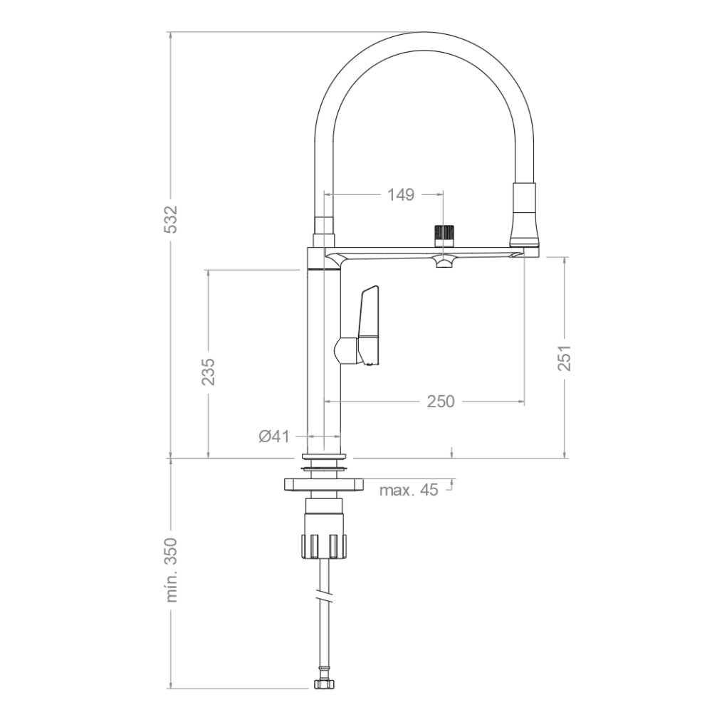 Dřezová baterie Kitchen Pure Water Dřezová baterie Kitchen Pure Water